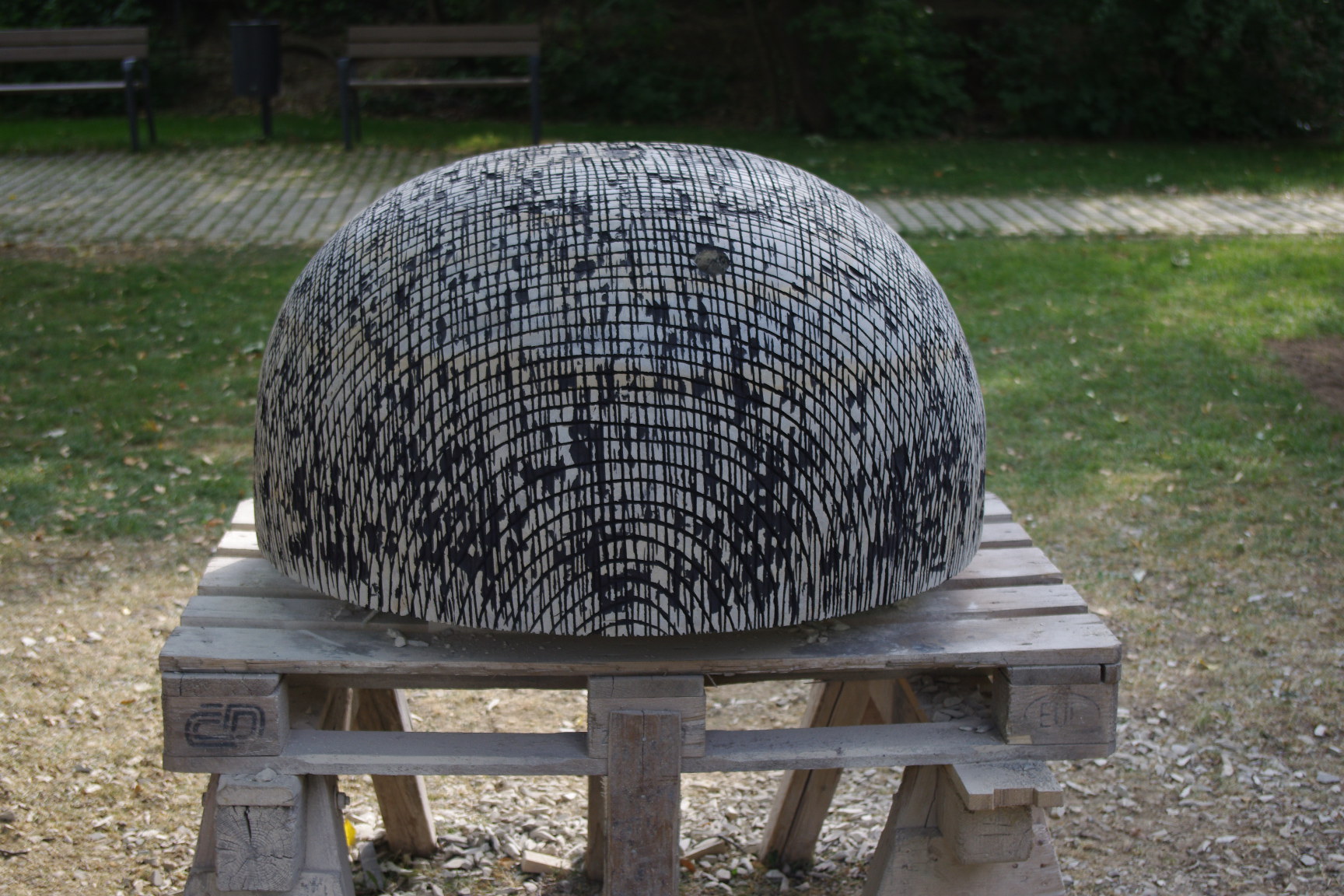 Marbach / Schillerh�he  - Skulptur von Dieter Kr�nzlein