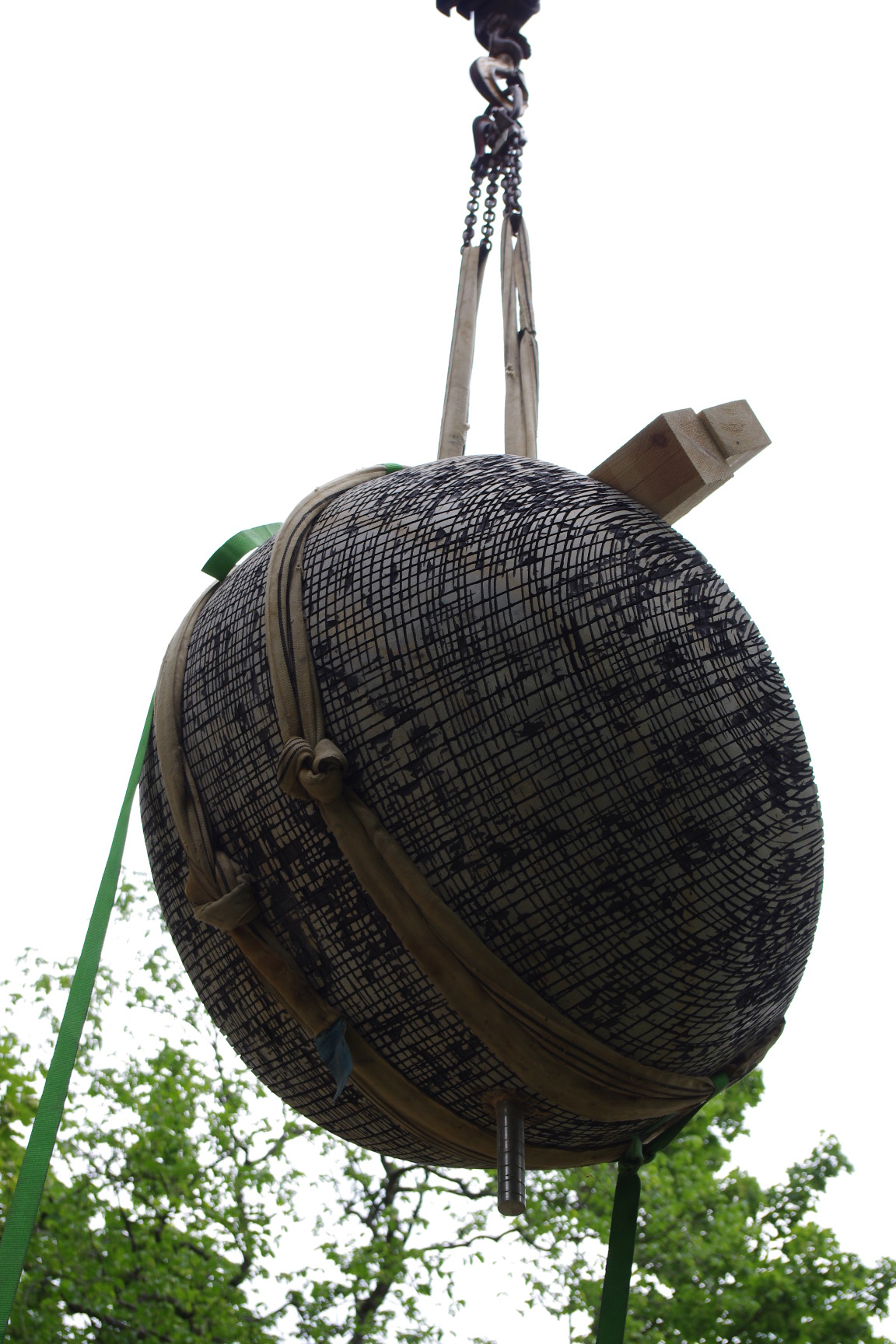 Marbach / Schillerh�he  - Skulptur von Dieter Kr�nzlein