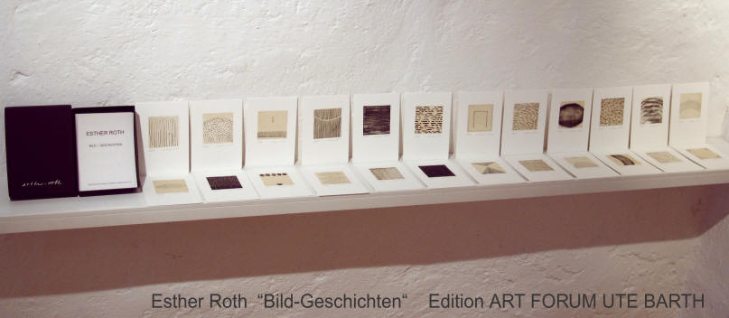Esther Roth BILD-GESCHICHTEN 24 Original-Lithografien, signiert und nummeriert. Edition ART FORUM UTE BARTH, Z�rich